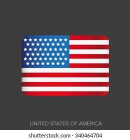 USA flag vector