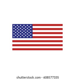 USA flag vector