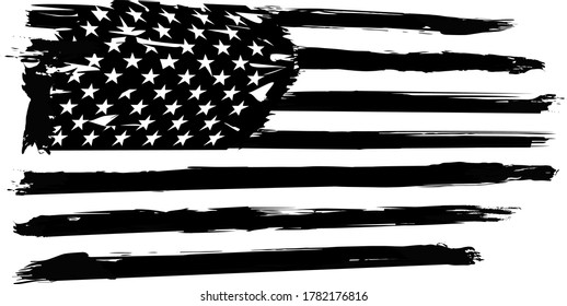 USA Flag, vector flag, american flag, EPS 10. army, military, veterans, navy, patriotic,	