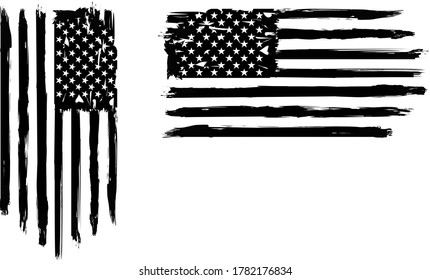 USA Flag, vector flag, american flag, EPS 10. army, military, veterans, navy, patriotic,	