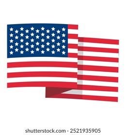 USA flag vector american national symbol of united states. PNG