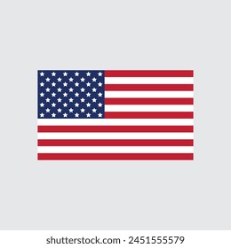 USA Flag Vector Illustration 4th of july svg