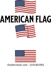 USA flag vector illustration. eps vector
