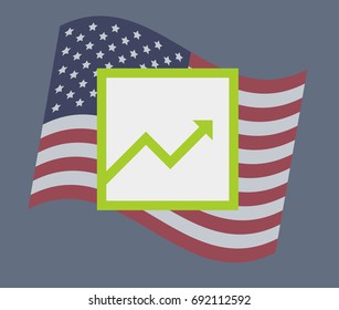 USA flag vector illustration: Finances
