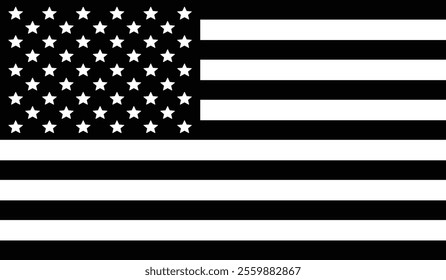 USA Flag Vector Illustration – High-Quality Patriotic Design