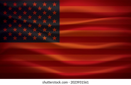usa flag vector illustration. independence day background.independence theme greeting cards,posters,banners