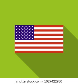 USA Flag. Vector image of USA flag. USA flag background. USA Flag illustration. The Star-Spangled Banner. The color and size of the original. United States of America. United States. America. Vector.