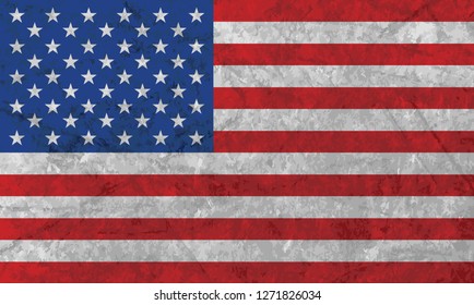 USA flag vintage