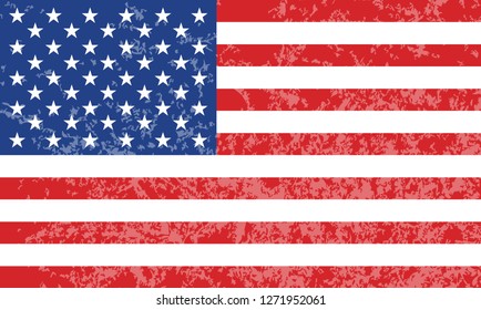 USA flag vintage