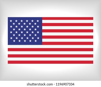 USA flug vector illustration
