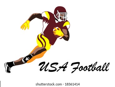 Usa football background