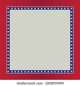 usa frame design for text 