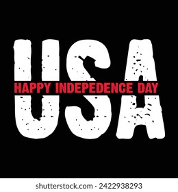 Usa Happy Indepedence Day Typography Quotes Motivational New Design Vector For T Shirt,Backround,Poster,Banner Print Illustration. svg