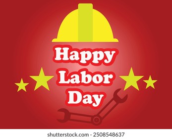USA happy labor day banner background design