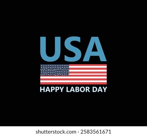 Usa Happy Labor Day Design