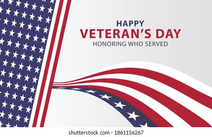 usa happy veterans day  background