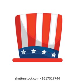 Uncle Sam Top Hat Clipart Illustration Stock Illustration 1117379354