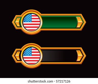 usa icon green and black arrows