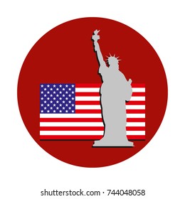 usa icon vector