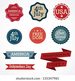 USA Icons collections and concepts. Vector Illustrations