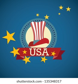 USA Icons collections and concepts. Vector Illustrations