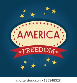 USA Icons collections and concepts. Vector Illustrations