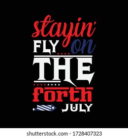 USA independence day, 4th of july t shirt, vector design.