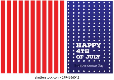 USA Independence Day 4th July banner background