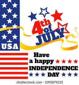 USA independence day abstract background