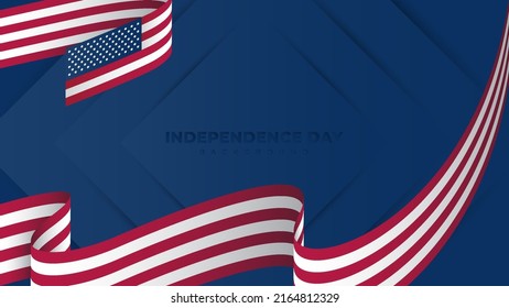 usa independence day background design template