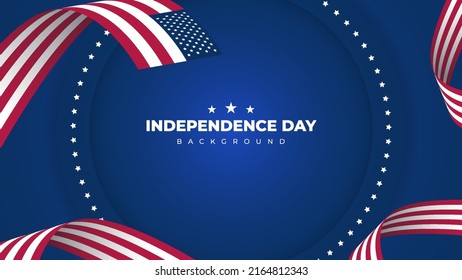 plantilla de diseño de fondo del día de independencia de usa