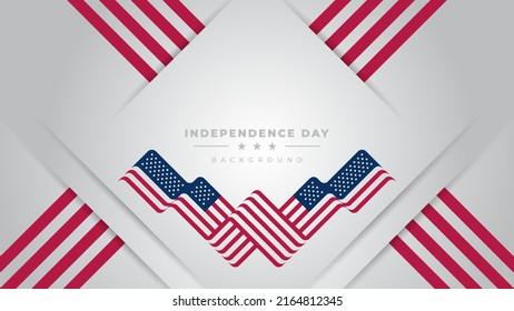 plantilla de diseño de fondo del día de independencia de usa
