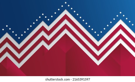 plantilla de diseño de fondo del día de independencia de usa
