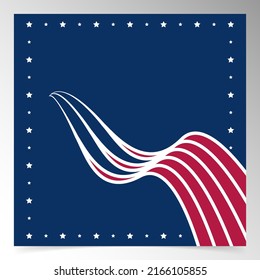 plantilla de diseño de fondo del día de independencia de usa