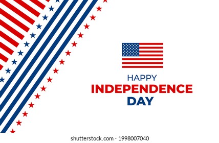 USA Independence Day background with elements of the American flag. 4th of July. USA independence day celebration background.