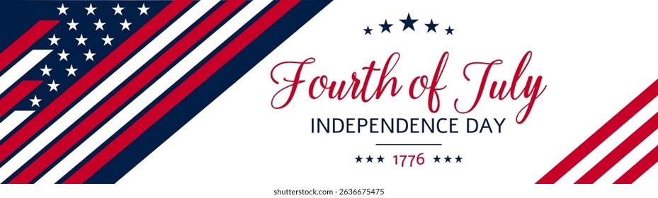 USA Independence Day banner background