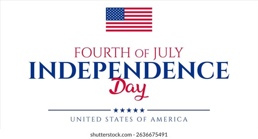 USA Independence Day banner background