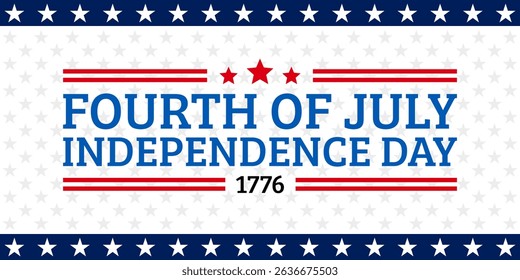 USA Independence Day banner background