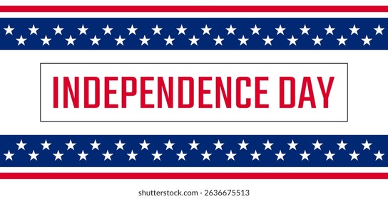 USA Independence Day banner background