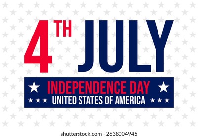 USA Independence Day banner background