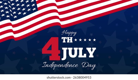 USA Independence Day banner background