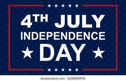 USA Independence Day banner background
