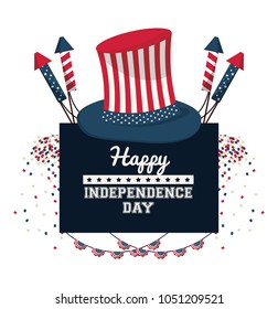 USA independence day card