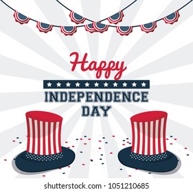 USA independence day card