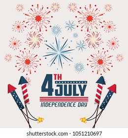 USA independence day card