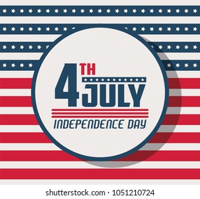 USA independence day card