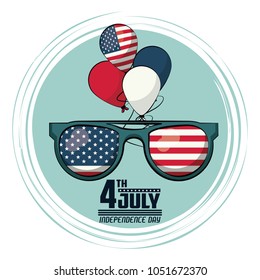 USA independence day card