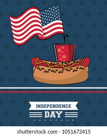 USA independence day card