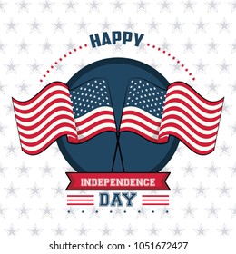 USA independence day card