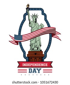 USA independence day card